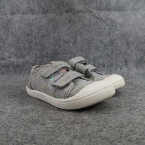Cat & Jack Shoes Kids 9 Sneakers Casual Hearts Double Strap Toddler Grey Active